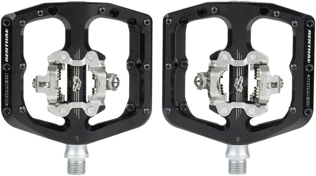 Renthal Revo-DHC Pedals - Dual Sided Clipless Platform Alloy 9/16" BLK Shimano SPD
