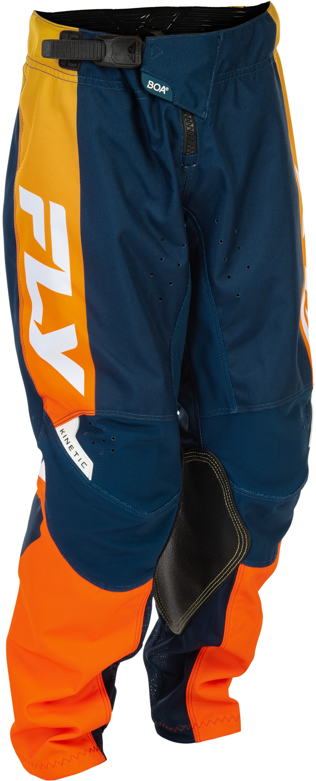 Fly Racing Youth Kinetic Pants 2026 Navy/Orange