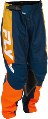 Fly Racing Youth Kinetic Pants 2026 Navy/Orange