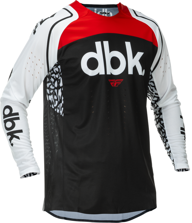 Fly Racing Evolution DST DBK Jersey 2026 Black/Red/White