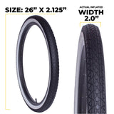 e702 26 inch white wall tires