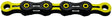 KMC DLC 11 Chain - 11-Speed 118 Links Black/Yellow