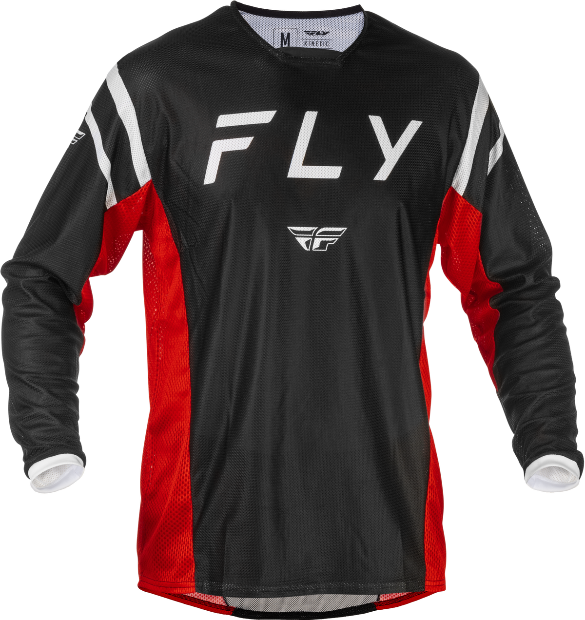 Fly Racing Kinetic Mesh Center Jersey 2025.5 Black/White/Red