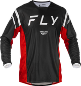 Fly Racing Kinetic Mesh Center Jersey 2025.5 Black/White/Red
