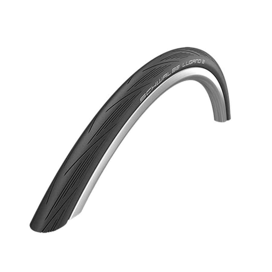 Schwalbe Lugano II Tire - 700 x 25 Clincher Wire Black K-Guard Endurance