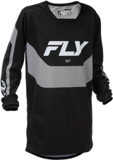 Fly Racing Youth Kinetic Jersey 2026 Black/Grey