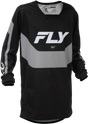 Fly Racing Youth Kinetic Jersey 2026 Black/Grey