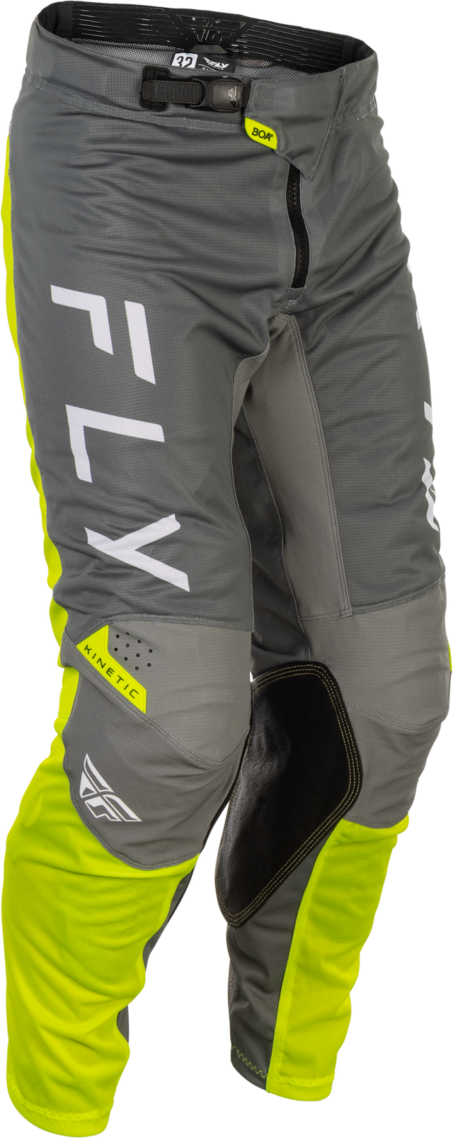 Fly Racing Kinetic Mesh Center Pants 2025.5 Grey/White/HI-VIS