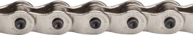 The Shadow Conspiracy Interlock V2 Race Chain - Single Speed 3/32" 98 Links Half Link Chain Silver