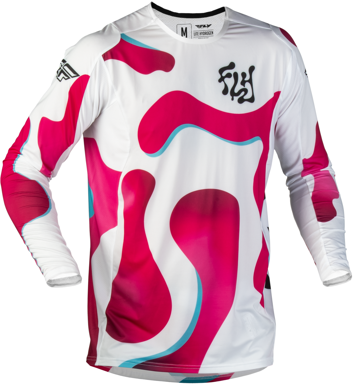 Fly Racing Lite Vibe Jersey 2027 White/Pink/Blue