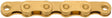 KMC X-Flat Waxed Chain - 12/13-Speed 126 Links Compatible SRAM T-Type AXS Systems Ti Gold