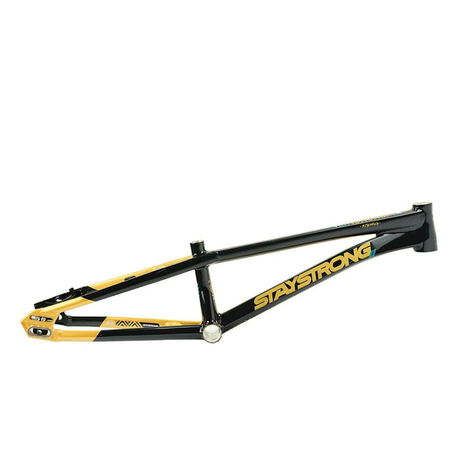 Stay Strong V5.1 Disc Alloy BMX Race Frame- Black/Yellow