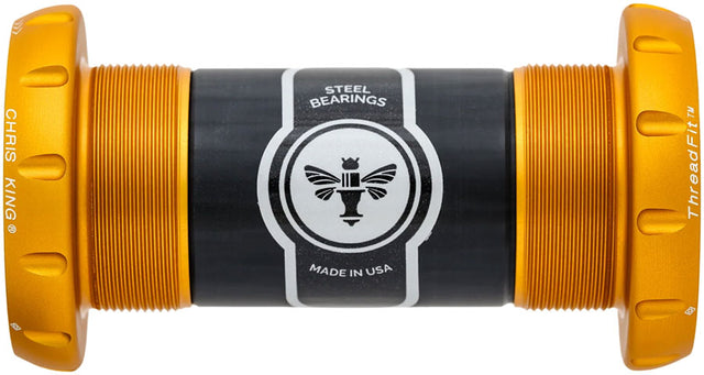 Chris King ThreadFit 30 Bottom Bracket - English 50th Anniversary Matte Gold