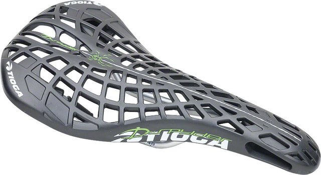 Tioga D-Spyder BMX Seat - Chromoly Black