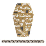 The Shadow Conspiracy Interlock Supreme Chain - Single Speed 1/2" x 1/8" 98 Links Half Link Chain Silver