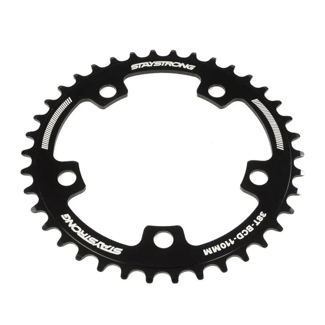 Stay Strong Axion 6061 Alloy 5 Bolt Race Chainring - Black