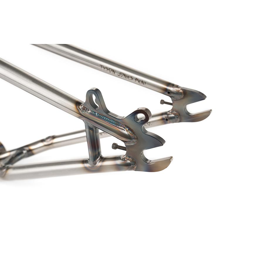 We The People Chaos Machine BMX Frame Glossy Raw 21.35
