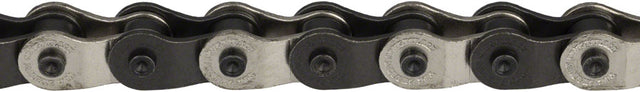 The Shadow Conspiracy Interlock V2 Chain - Single Speed 1/2" x 1/8" 98 Links Half Link Chain Silver/BLK