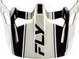 Fly Racing WERX-R CARBON FLOW VISOR BLACK/GREY Black/Grey
