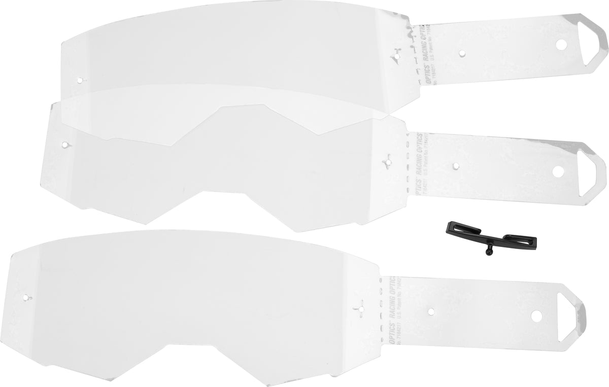 Fly Racing Goggle Laminate Tear-offs - 3 Stack