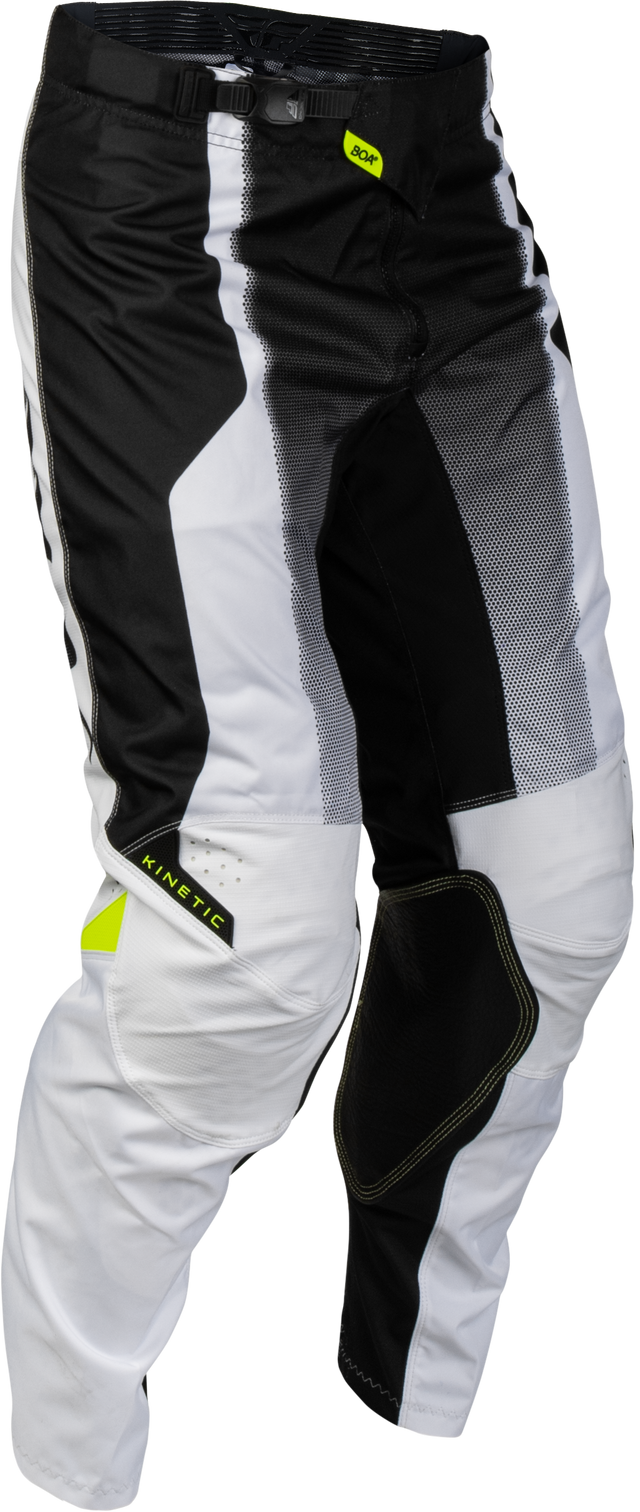 Fly Racing Kinetic Fade Pants 2027 White/Black/Hi-Vis