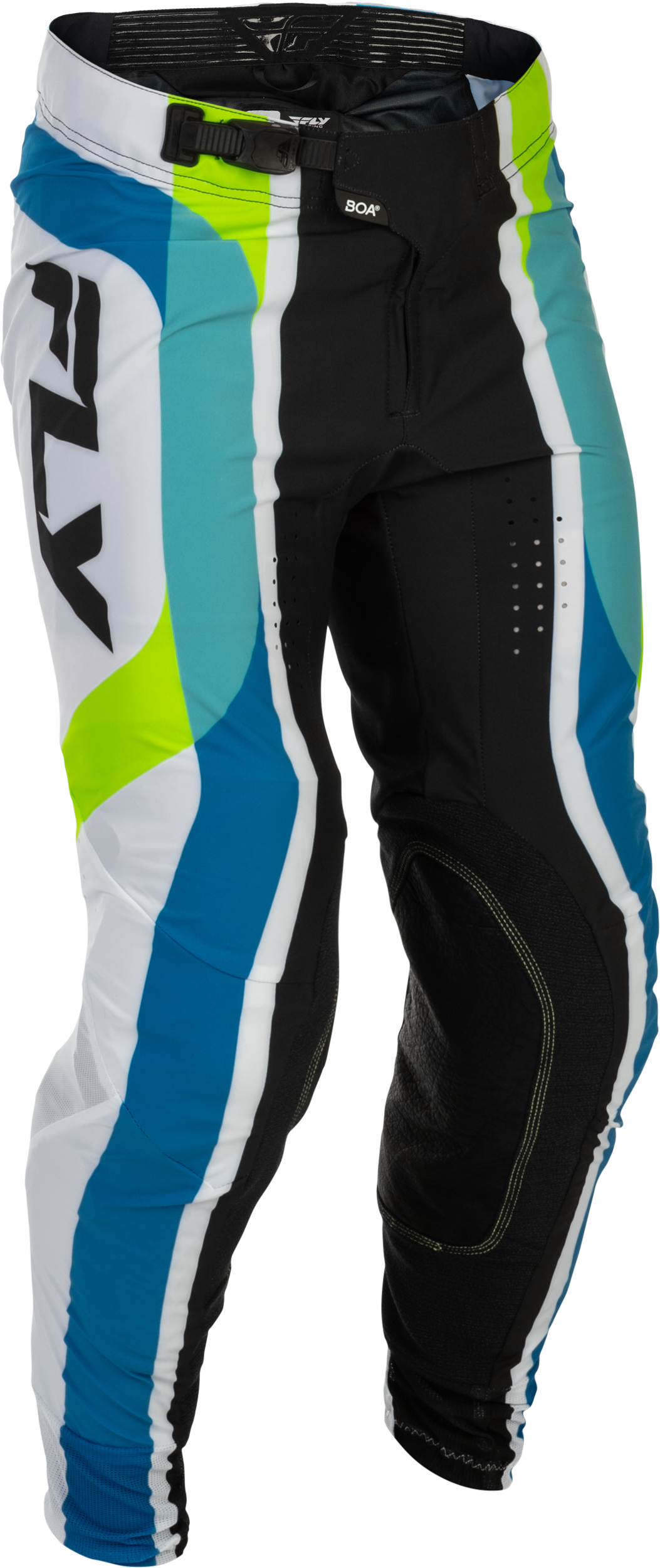 Fly Racing Youth Lite LE Current Pants 2026 White/Lime/Blue