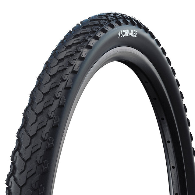 Schwalbe Motion Land Cruiser Tire - 26 x 2.00 Clincher Wire BLK Standard K-Guard Green E-25