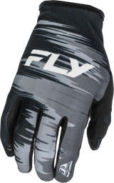 Fly Racing Girl's Lite Gloves 2026 Black/Grey