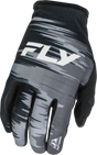 Fly Racing Girl's Lite Gloves 2026 Black/Grey