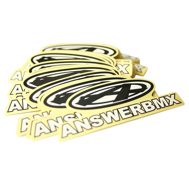 ANSWER BMX Stickers - Whole Block 100, Half Block 50, Quarter Block 25