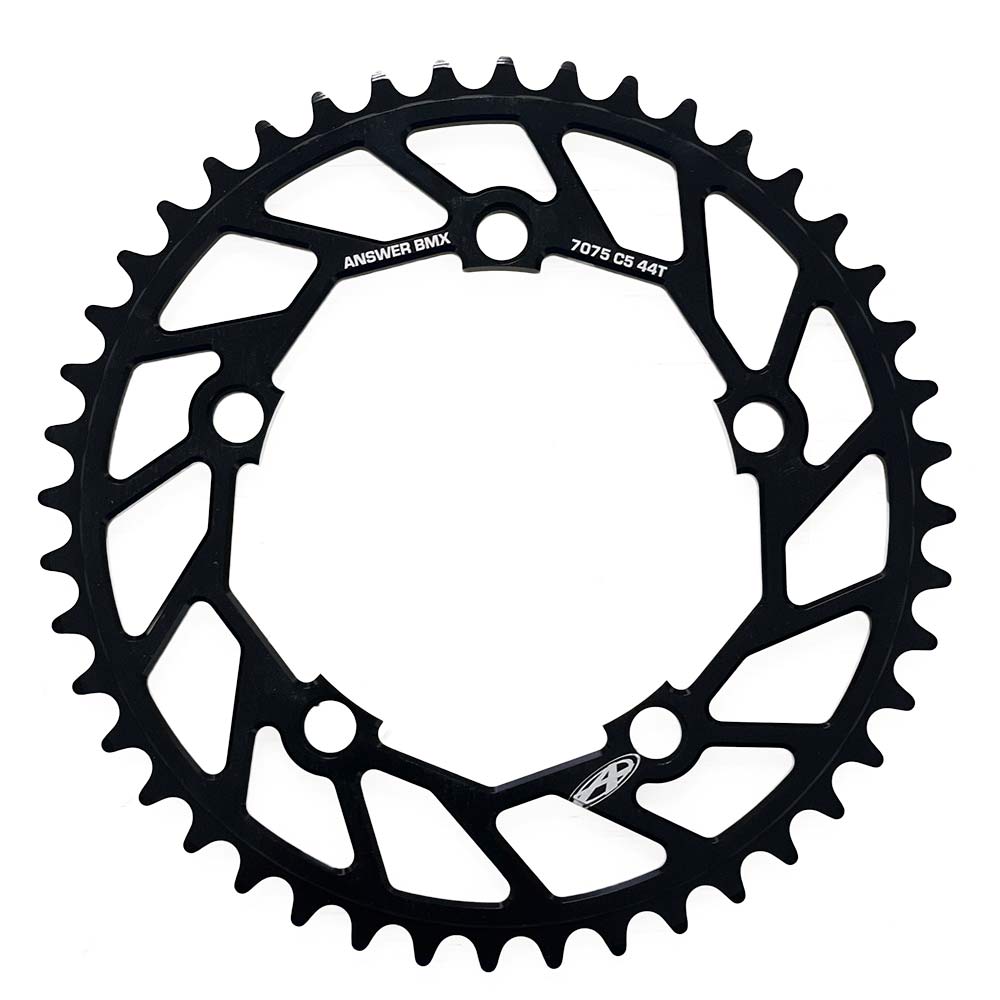 Answer Typhoon C5 5-bolt Chainring - Black / 41t