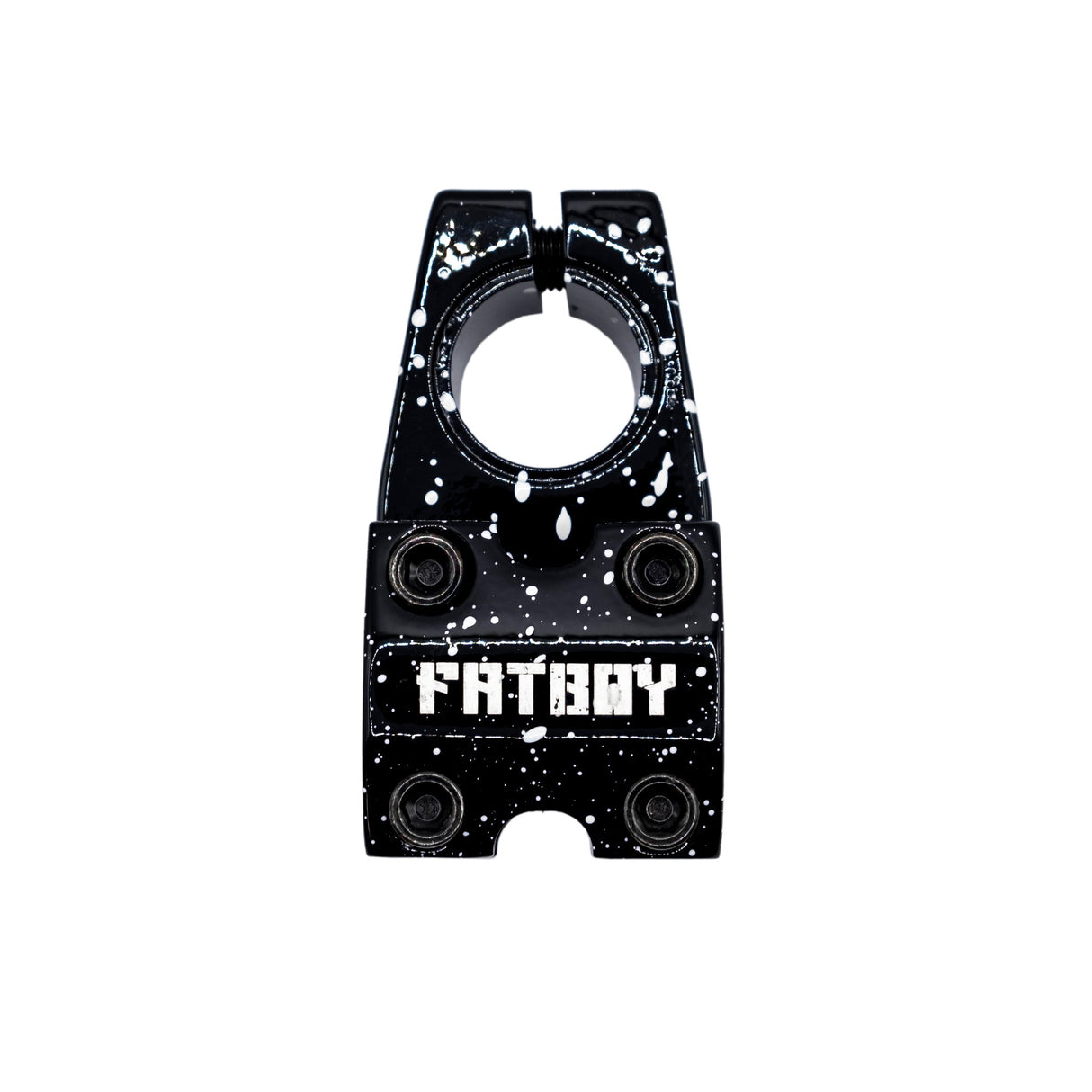 Fatboy Mini Bmx Fatboy Stem-Black White Splater