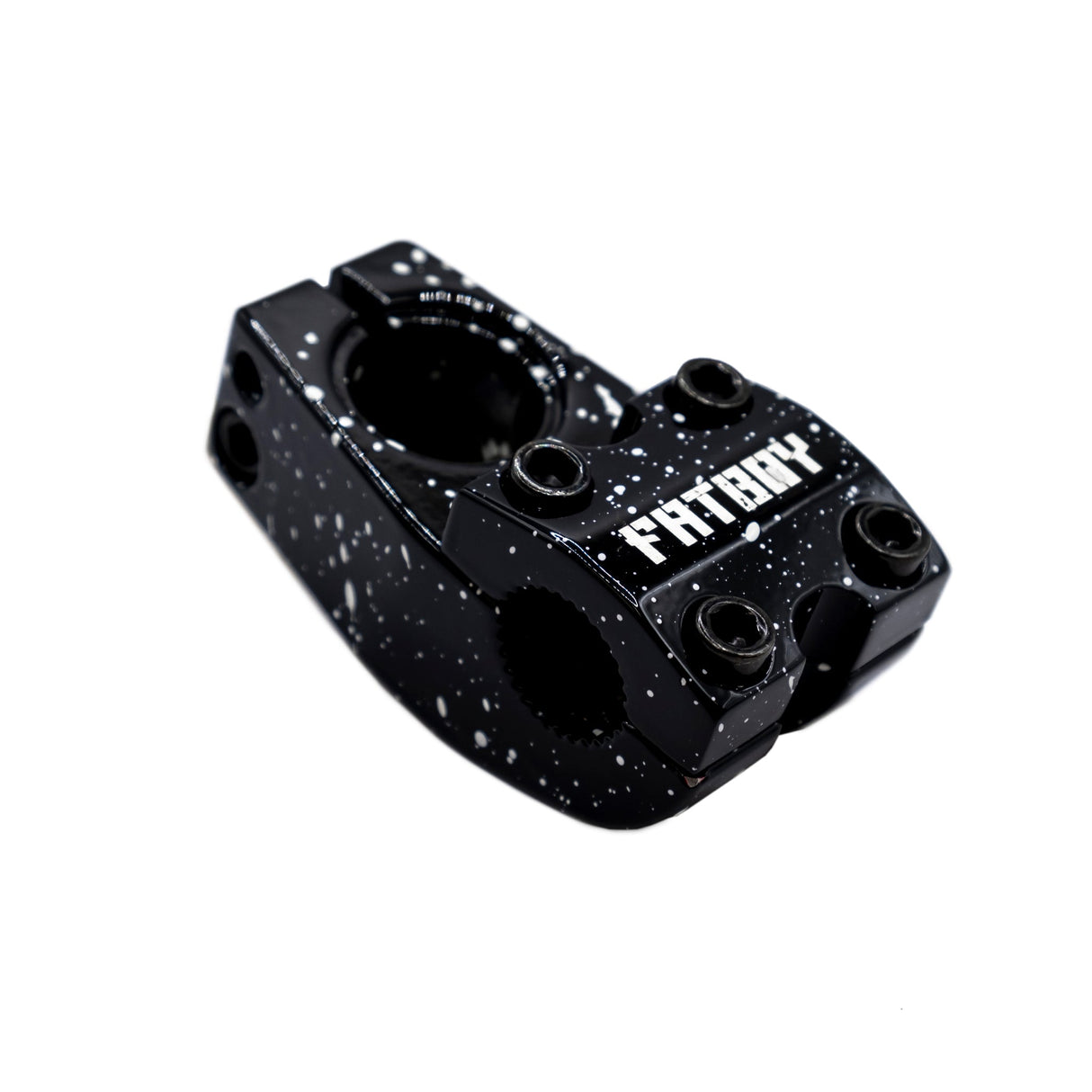 Fatboy Mini Bmx Fatboy Stem-Black White Splater