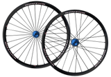 Crupi Parts Custom Wheels 20 x 1-1/8 x 28H / Black / Blue Custom 20" Crupi 28H Disc Wheels