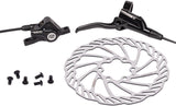 Radio Raceline Disc Brake Kit - Hydraulic 140mm Rotor Right Hand Lever Black