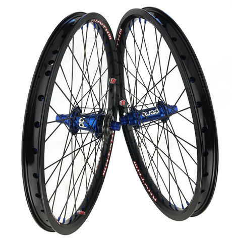 Crupi Parts Wheels 20 x 1.75 36H w/10mm Front / Black/Blue Crupi Pro 36H 20" & 24" Wheels