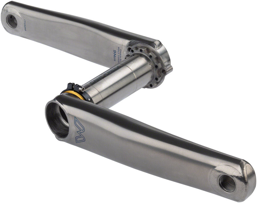 Cane Creek eeWings All-Road Titanium Crankset - 172.5mm Direct Mount 30mm Spindle Brushed Titanium