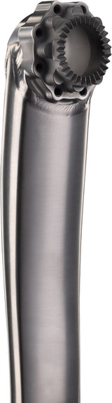 Cane Creek eeWings All-Road Titanium Crankset - 172.5mm 8-Bolt Direct Mount 30mm Spindle Brushed Titanium