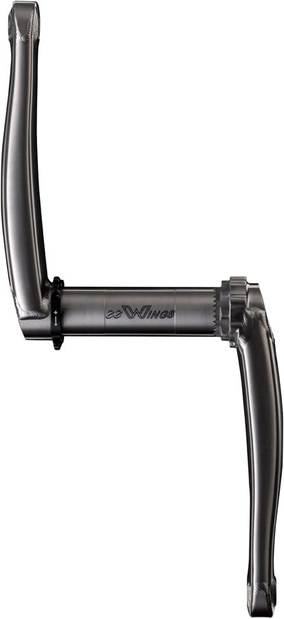Cane Creek eeWings Mountain Titanium Crankset - 170mm 8-Bolt Direct Mount 30mm Spindle Brushed Titanium