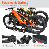 Cravot CyberRack S3 Hitch Bike Rack - 3 eBikes