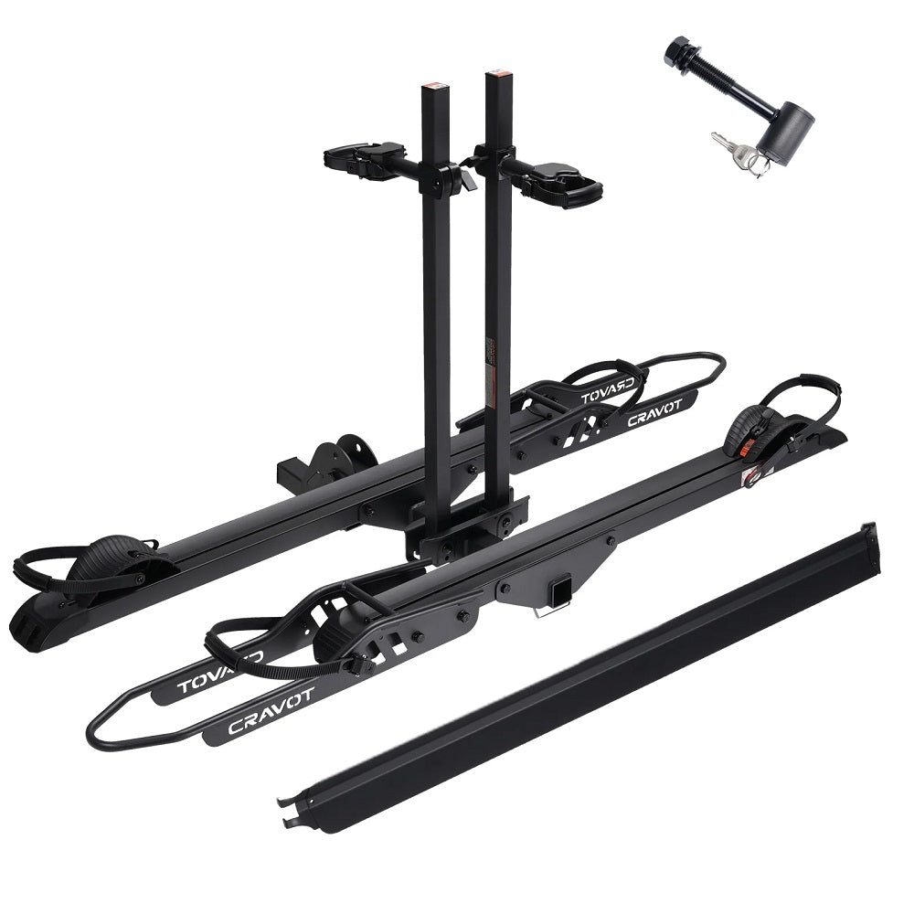 Cravot CyberRack E2 Hitch Bike Rack - 2 eBikes