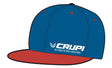 Crupi Apparel One Size Fits All / Blue/Red Crupi Slick Snapback Cap