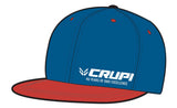 Crupi Apparel One Size Fits All / Blue/Red Crupi Slick Snapback Cap