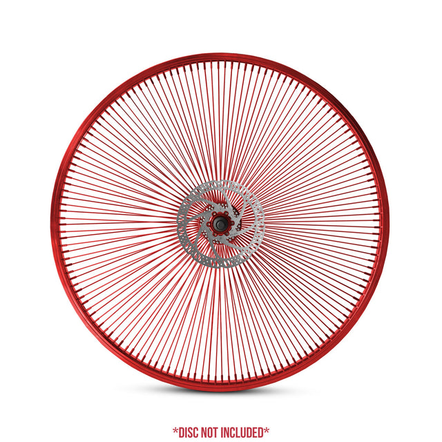 29" Disc Wheelset - Anodized Red 144