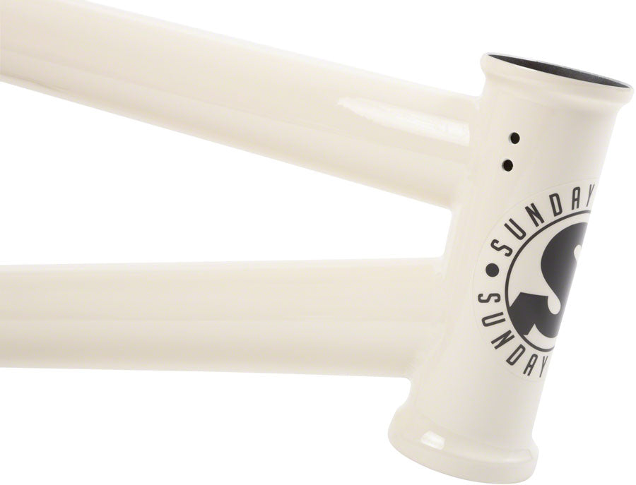 Sunday Park Ranger BMX Frame - 20.75" TT Gloss Classic White
