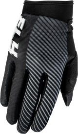Fly Racing Apparel BLACK/WHITE / Youth 2X-Small Youth Fly Racing F-16 Gloves