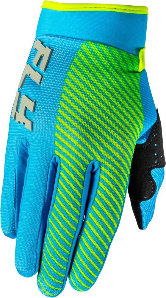 Fly Racing Apparel BLUE/HI-VIZ / Youth 2X-Small Youth Fly Racing F-16 Gloves