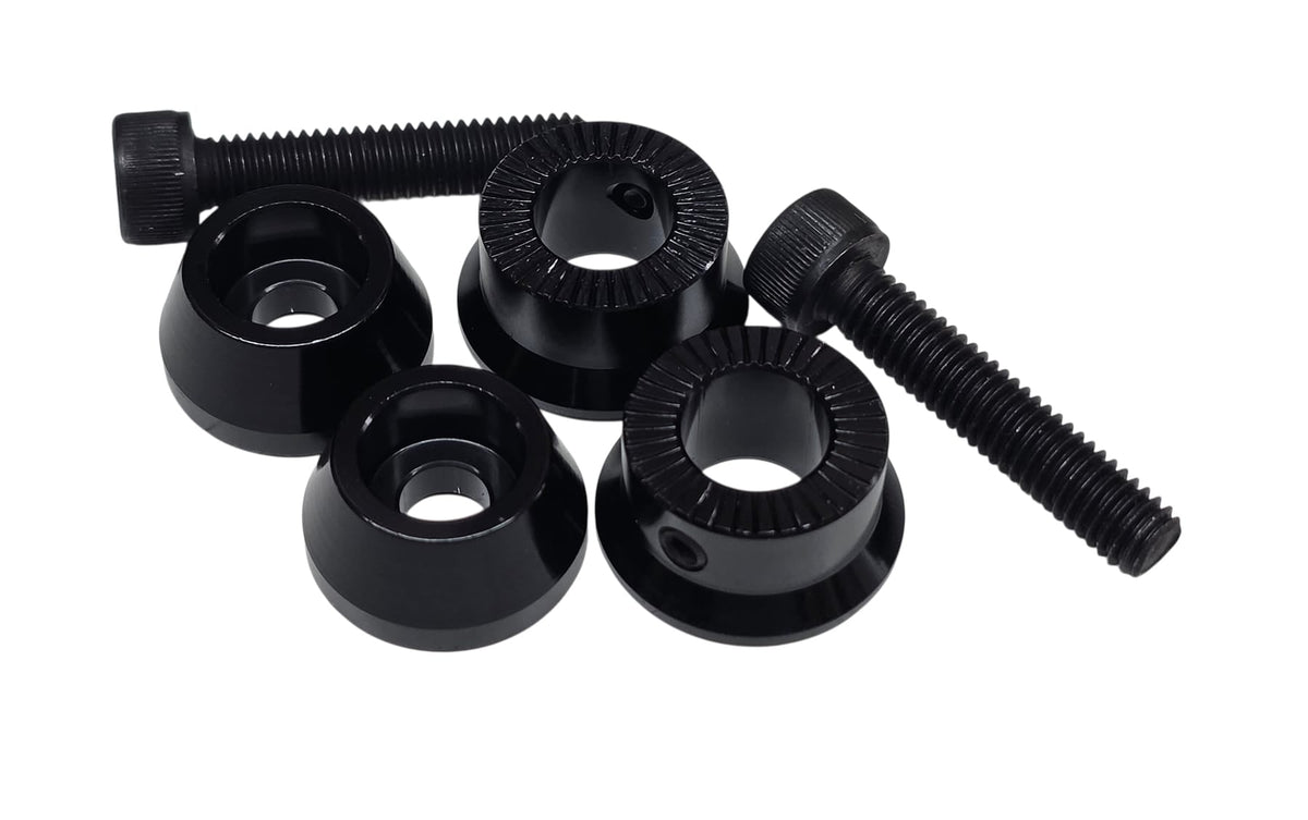 Crupi Quad 28H Front CenterLock Hub Rebuild Kit Black