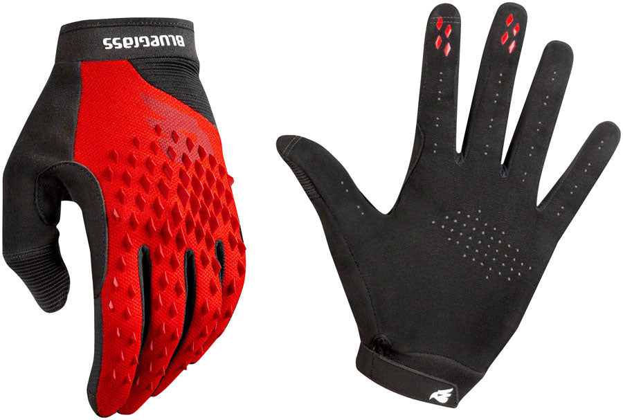Bluegrass Prizma 3D Gloves - Red Full Finger X-Large