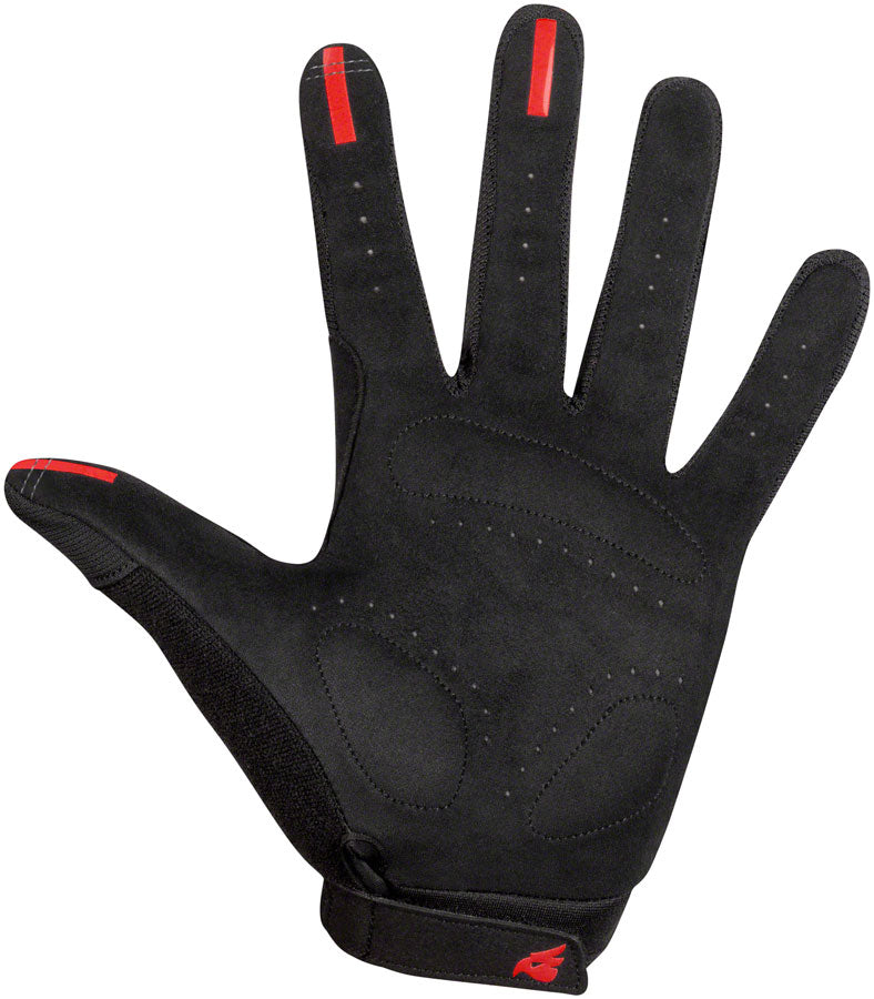 Bluegrass React Gloves - Red Full Finger X-Large